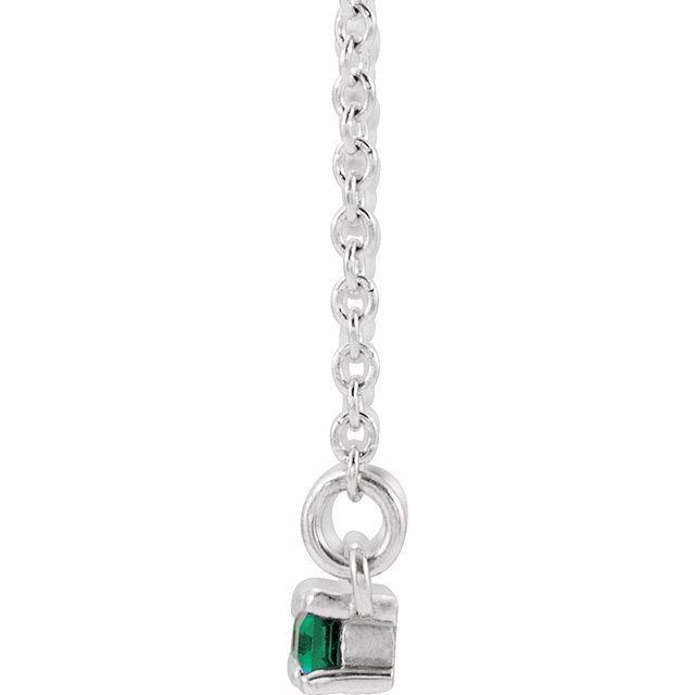 6 CTW Natural Diamond Bar 16-18" Necklace
