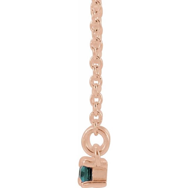 6 CTW Natural Diamond Bar 16-18" Necklace