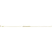 14K Yellow 1/8 CTW Natural Diamond Bar 6 1/2-7 1/2" Bracelet