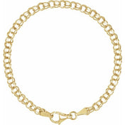 14K Yellow 3.75 mm Cable 7" Chain