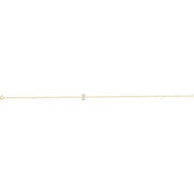 14K Yellow .05 CTW Natural Diamond Initial I 6-7" Bracelet