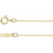10K .75 mm Rope Chain
