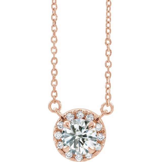 2 CTW Lab-Grown Diamond French-Set 16-18" Necklace