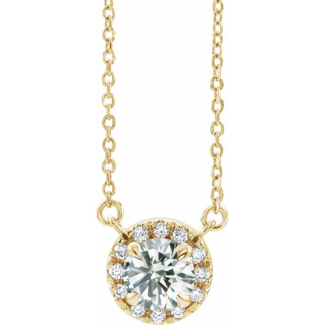 5 CTW Lab-Grown Diamond French-Set 16-18" Necklace