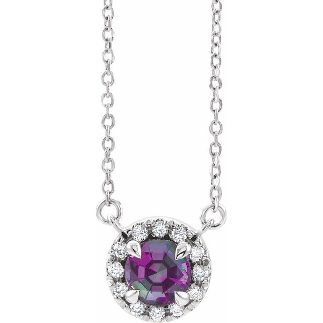 10 CTW Natural Diamond 18" Necklace