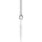 Sterling Silver  20x18 mm Star of David 18" Necklace