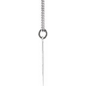 Sterling Silver  29x26 mm Star of David 24" Necklace