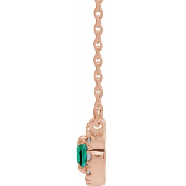 10 CTW Natural Diamond 18" Necklace