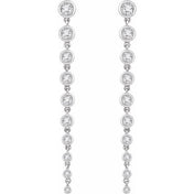 14K White 2 CTW Lab-Grown Diamond Earrings