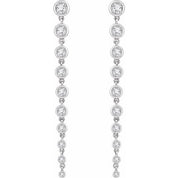 14K White 2 CTW Lab-Grown Diamond Earrings