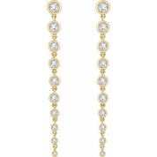 14K Yellow 2 CTW Lab-Grown Diamond Earrings