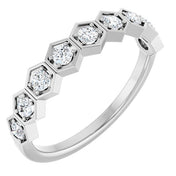 Platinum 1/3 CTW Natural Diamond Stackable Ring