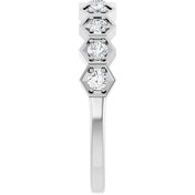 Sterling Silver 1/3 CTW Natural Diamond Stackable Ring