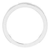 Platinum 1/8 CTW Natural Diamond Stackable Ring