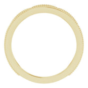 14K Yellow 1/8 CTW Natural Diamond Stackable Ring