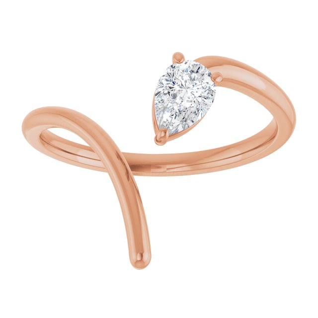 3 CT Lab-Grown Diamond Negative Space Ring
