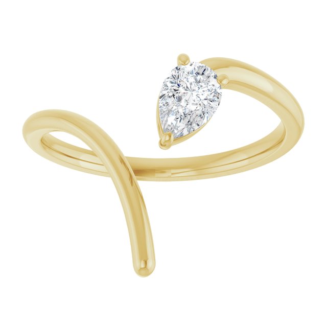 3 CT Lab-Grown Diamond Negative Space Ring