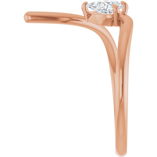 3 CT Lab-Grown Diamond Negative Space Ring