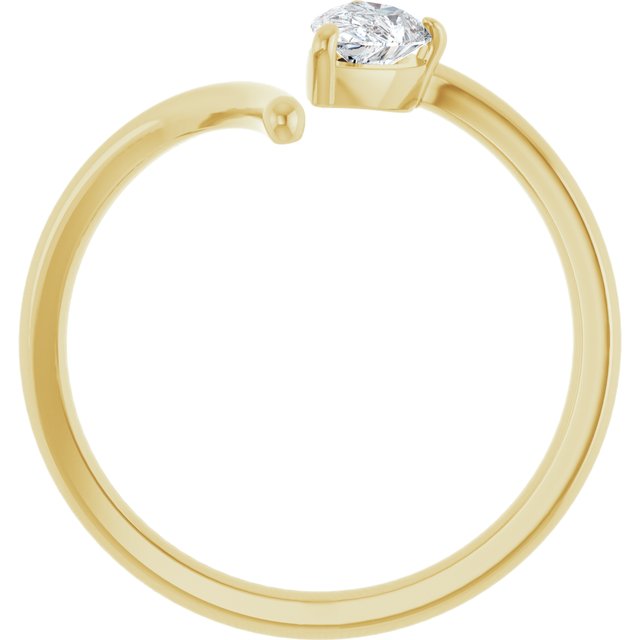3 CT Lab-Grown Diamond Negative Space Ring