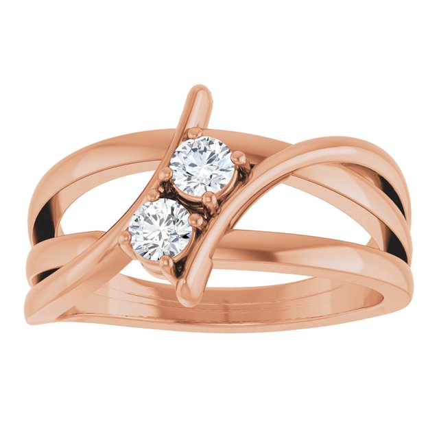 4 CTW Lab-Grown Diamond Two-Stone Ring