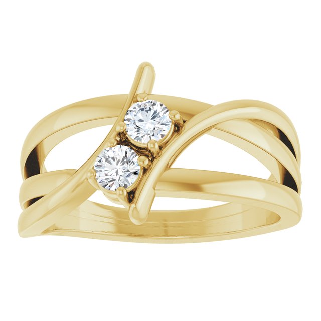 4 CTW Lab-Grown Diamond Two-Stone Ring