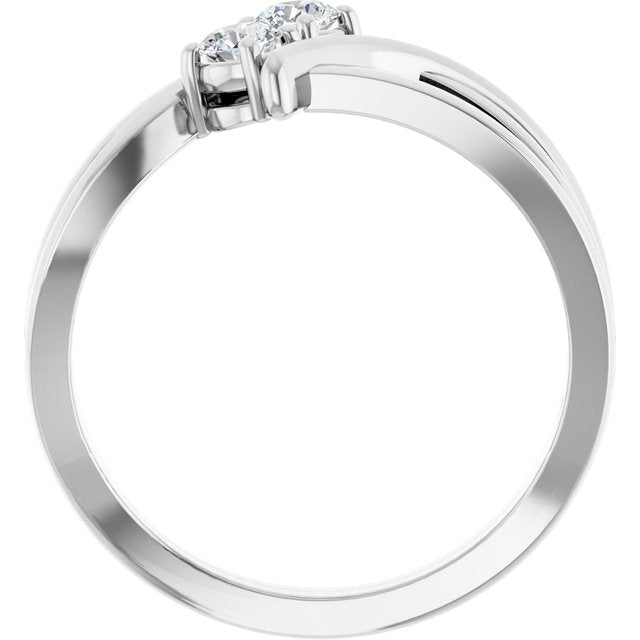 4 CTW Lab-Grown Diamond Two-Stone Ring