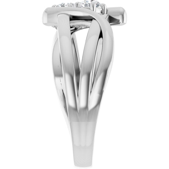 4 CTW Lab-Grown Diamond Two-Stone Ring