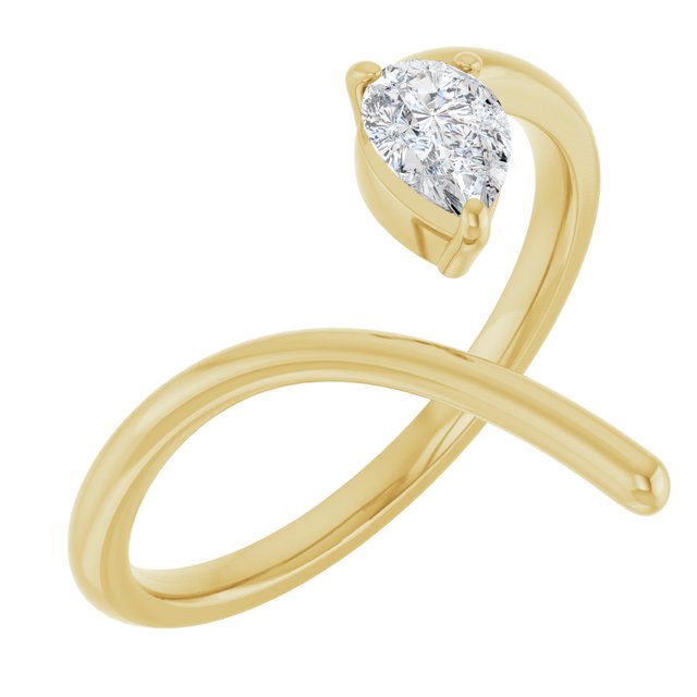 3 CT Lab-Grown Diamond Negative Space Ring