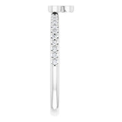 Platinum 1/5 CTW Natural Diamond Stackable Ring