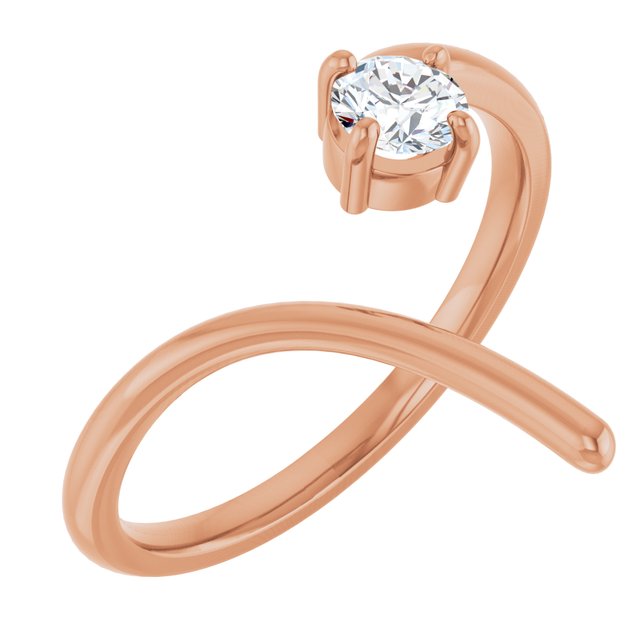4 CT Lab-Grown Negative Space Ring
