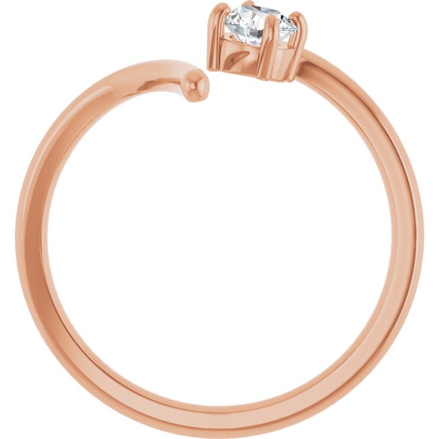 4 CT Lab-Grown Negative Space Ring