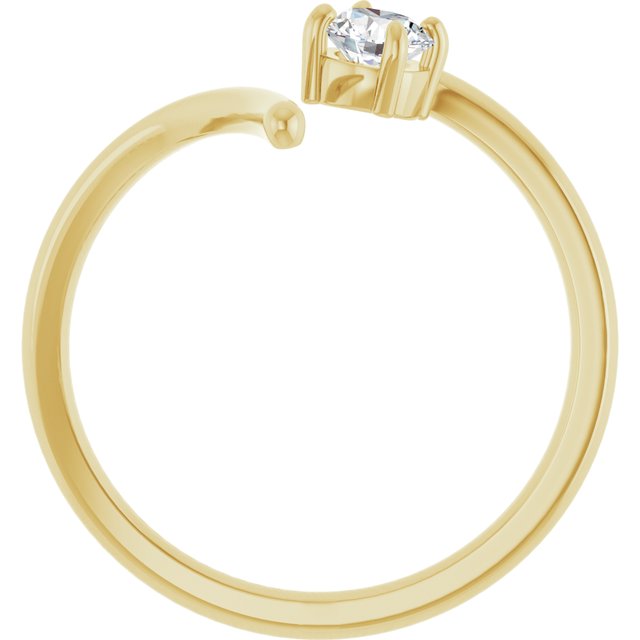 4 CT Lab-Grown Negative Space Ring