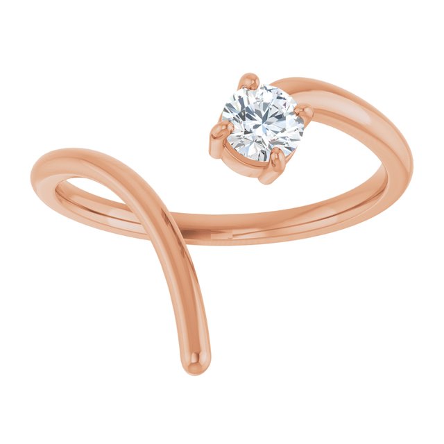 4 CT Lab-Grown Negative Space Ring