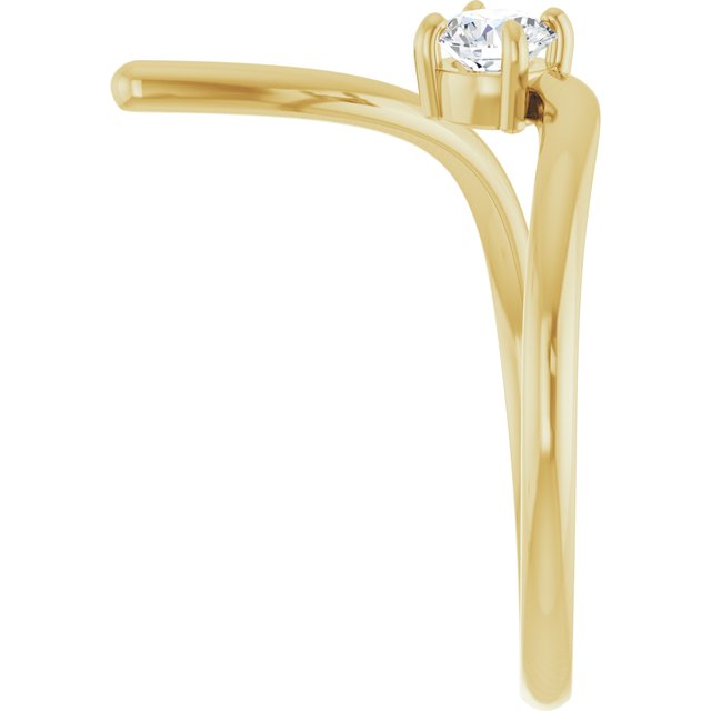4 CT Lab-Grown Negative Space Ring