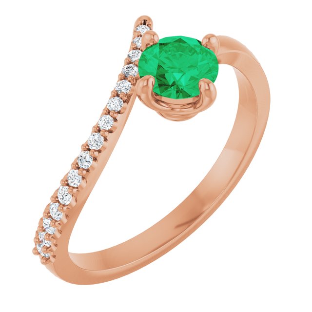 10 CTW Natural Diamond Bypass Ring