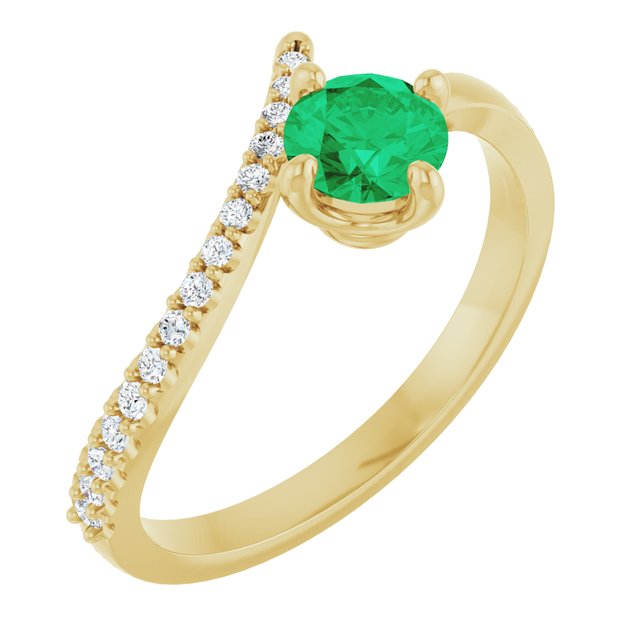 10 CTW Natural Diamond Bypass Ring