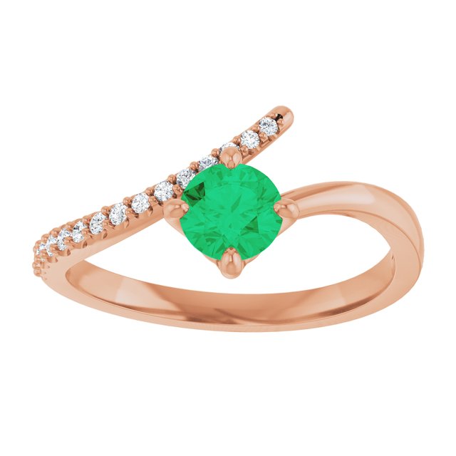 10 CTW Natural Diamond Bypass Ring