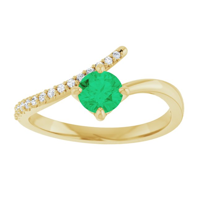 10 CTW Natural Diamond Bypass Ring