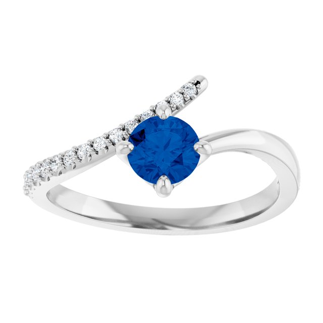 10 CTW Natural Diamond Bypass Ring