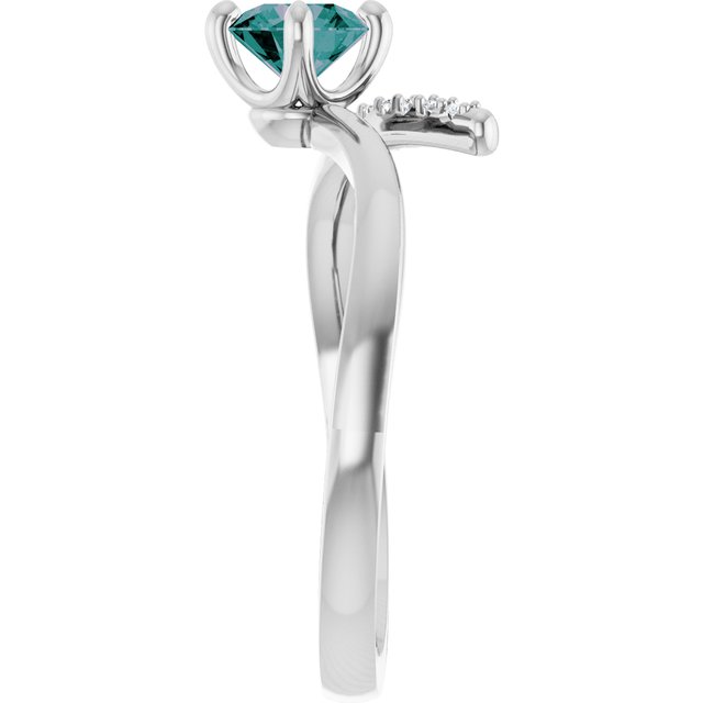 10 CTW Natural Diamond Bypass Ring