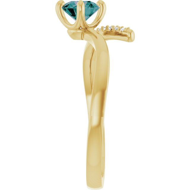 10 CTW Natural Diamond Bypass Ring