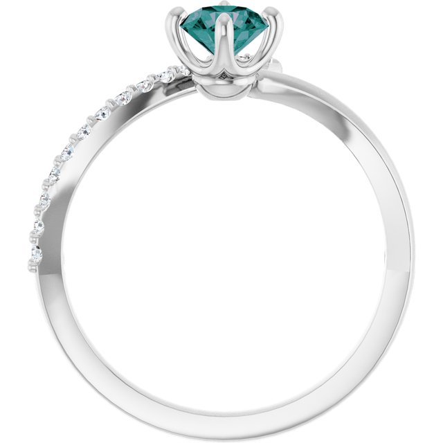10 CTW Natural Diamond Bypass Ring