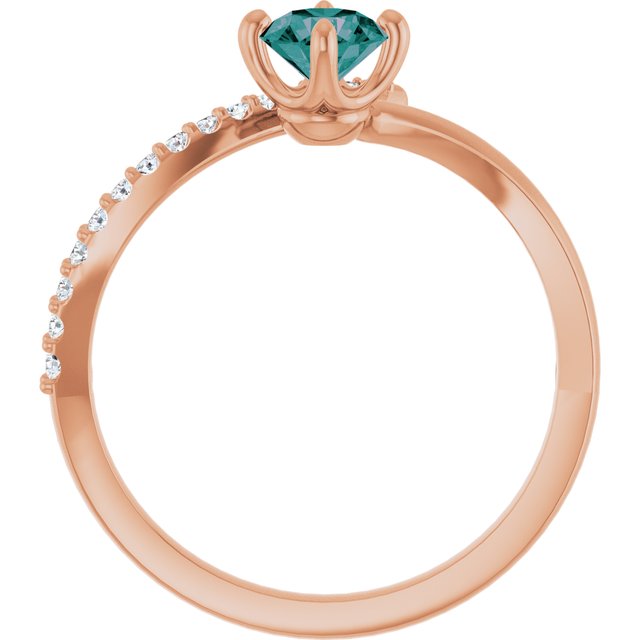 10 CTW Natural Diamond Bypass Ring