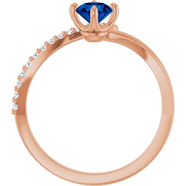 10 CTW Natural Diamond Bypass Ring