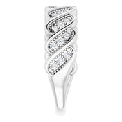 14K White 1/4 CTW Natural Diamond Stackable Ring