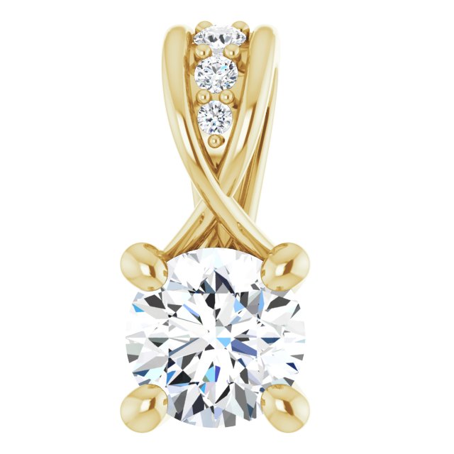 4 CTW Lab-Grown Diamond Pendant