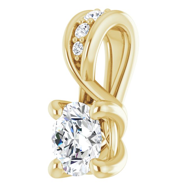 4 CTW Lab-Grown Diamond Pendant