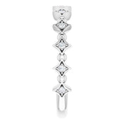 Sterling Silver 1/10 CTW Natural Diamond Stackable Ring - Elegant Jewelry by Brand Name