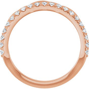 Natural Infinity-Inspired Natural Gemstone Stackable Ring in 14K Gold, Silver, and Platinum