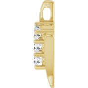 14K Yellow 1/3 CTW Lab Grown Diamond Pendant